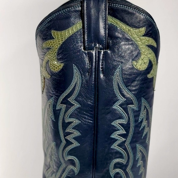 NEW Justin Lizard Woman’s Boots Size 8 1/2D - Picture 3 of 11